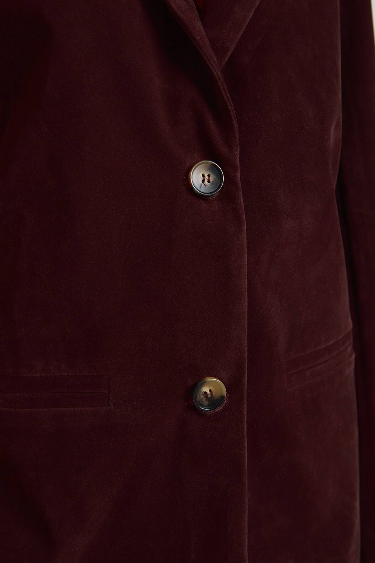 boohoo Blazer Coupe Décontractée en synthétique Look Vintage