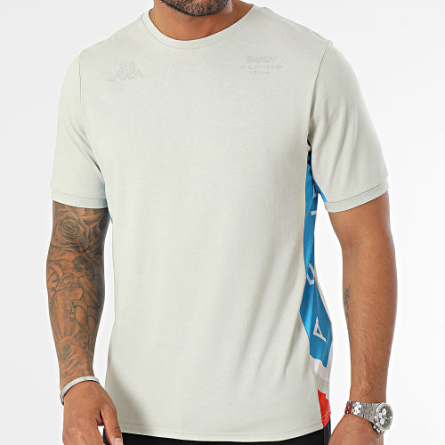 Tee Shirt Anser Pilot Alpine 361L3PW Gris Bleu Rouge