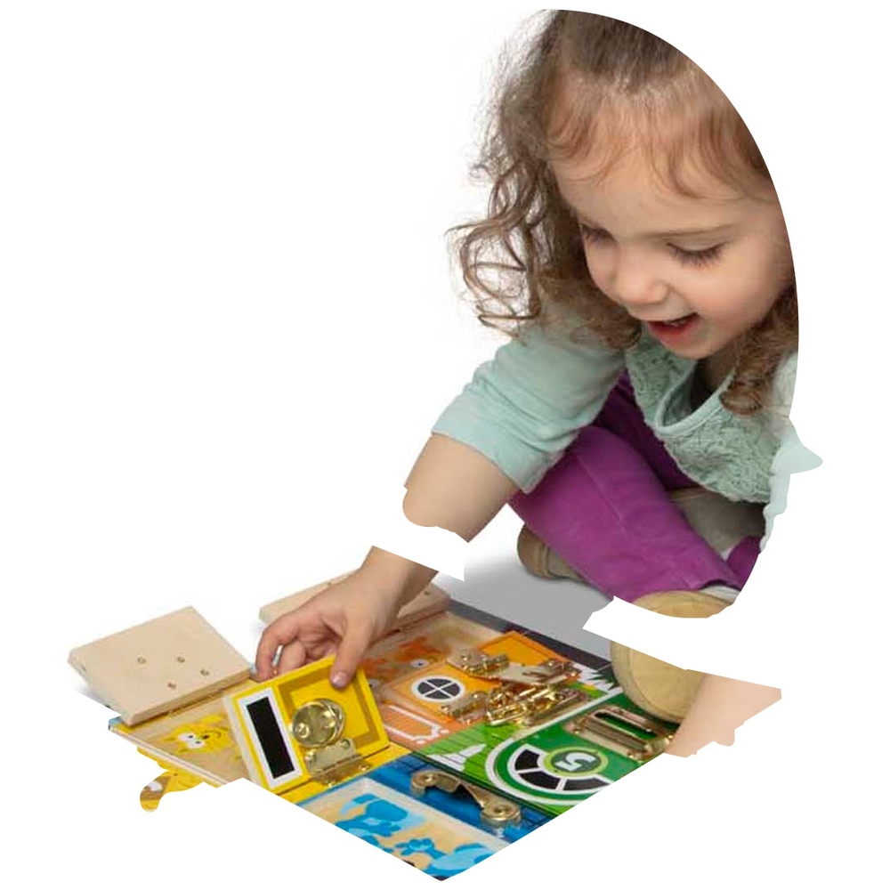 Melissa & Doug Holzriegelbrett