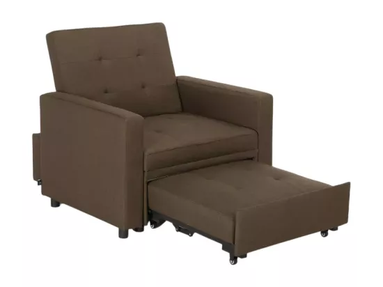 Fauteuil-lit peu encombrant avec accoudoirs au design moderne Zeta