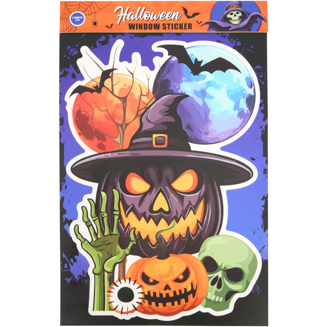 Autocollants d'Halloween pour vitre