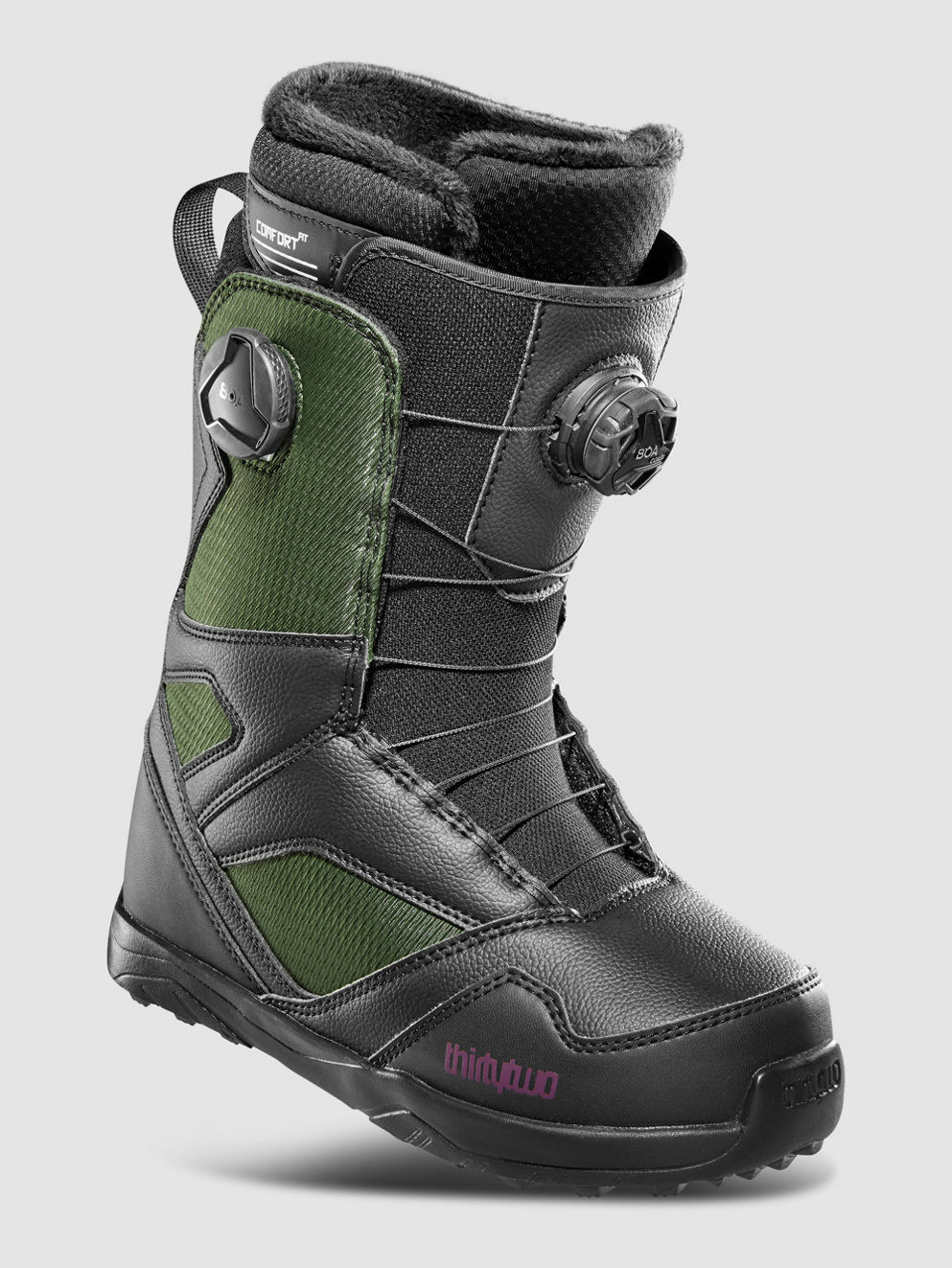 ThirtyTwo Stw Double Boa 2024 Snowboard Boots black/green