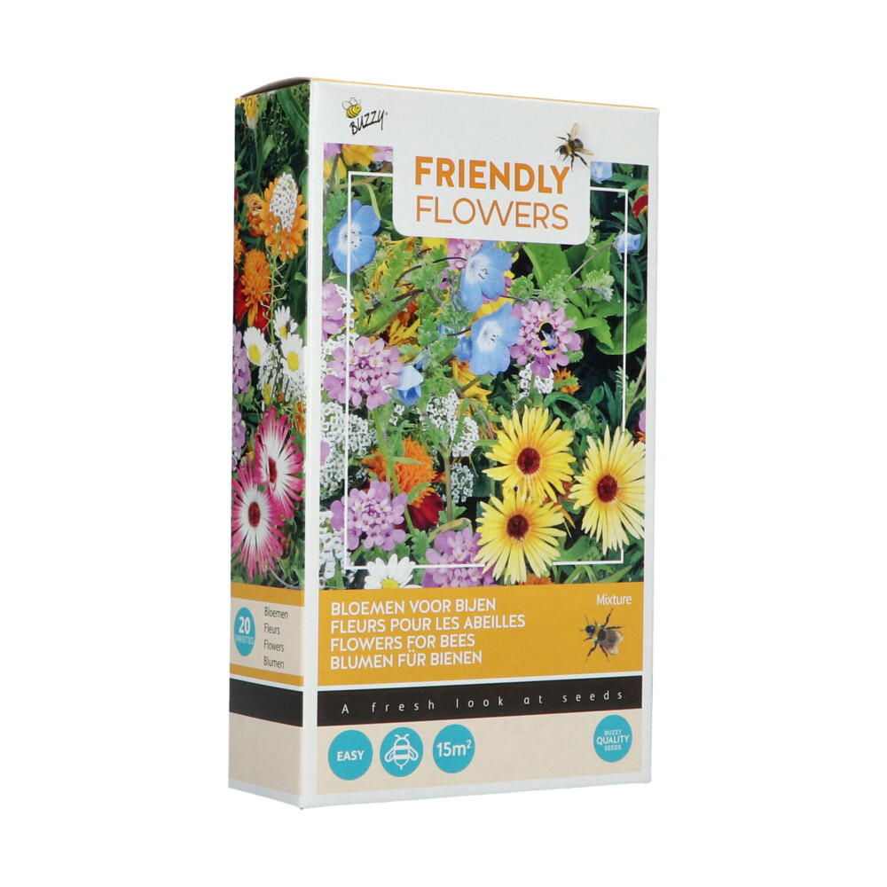 Buzzy Friendly Flowers Laag 15 m² Bijen