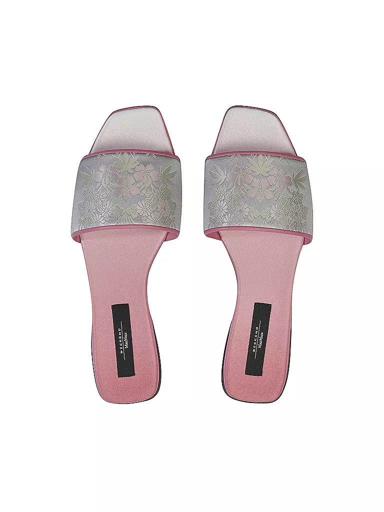 WEEKEND MAX MARA Sandalen - Pantoletten NEVIS hellgrau