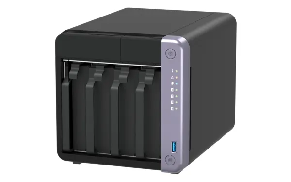 QNAP TS-432X-4G - NAS-server - 4 bays - SATA 6Gb/s - RAID JBOD, 0, 1, 5, 6, 10, 50, 60 - RAM 4 GB - Gigabit Ethernet / 2.5 Gigabit Ethernet / 10 Gigabit Ethernet - iSCSI support