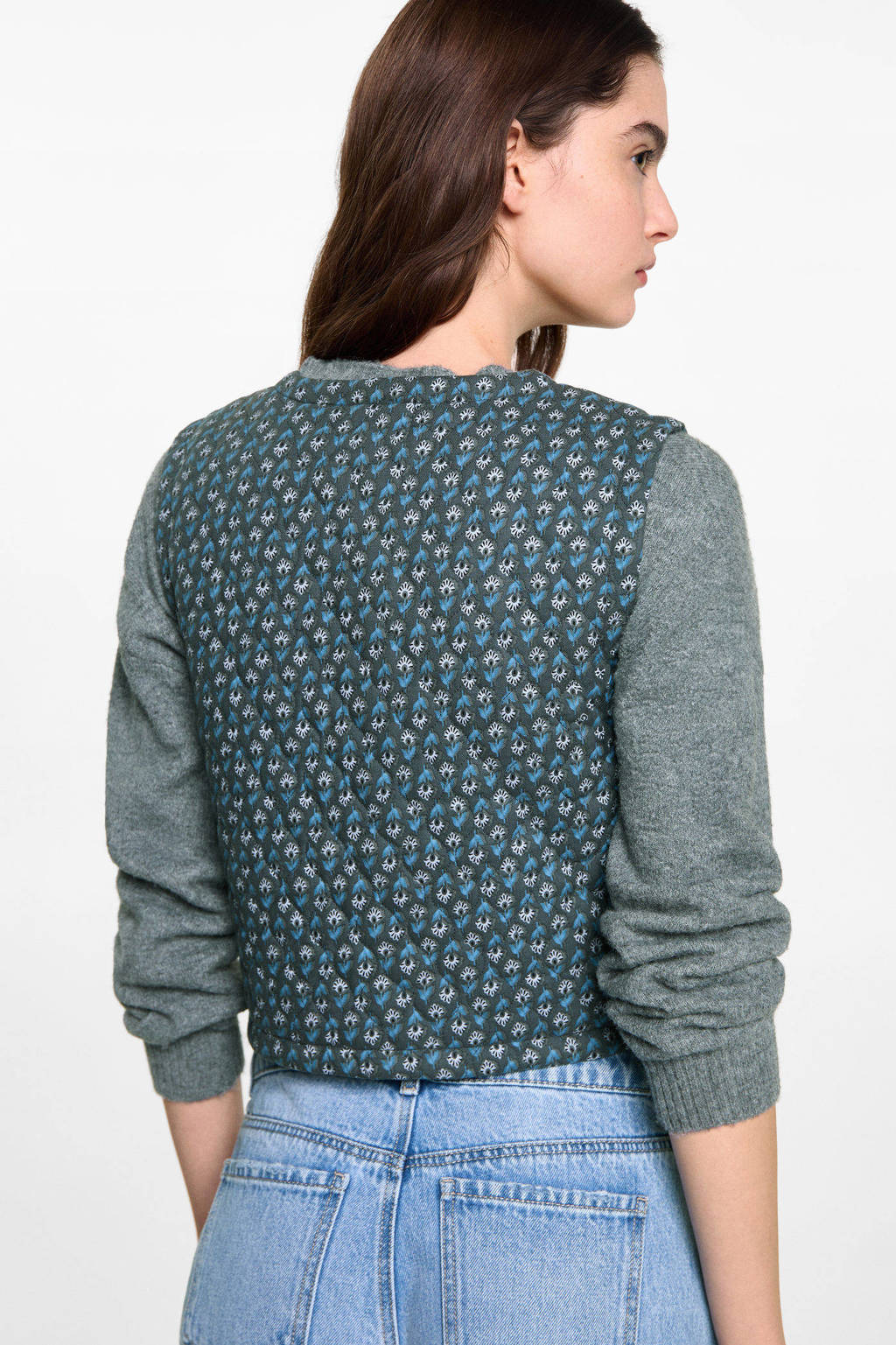 MANGO TEEN gilet antraciet