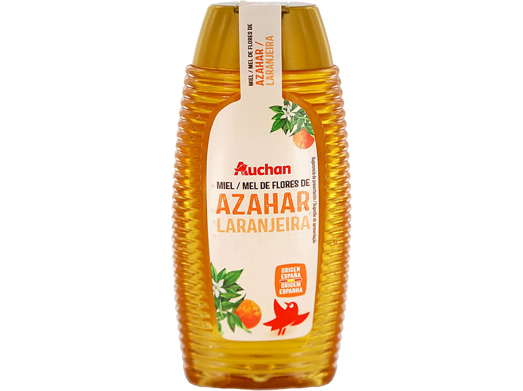 MEL FLOR DE LARANJEIRA AUCHAN TAMPA ANTI-GOTA 350G