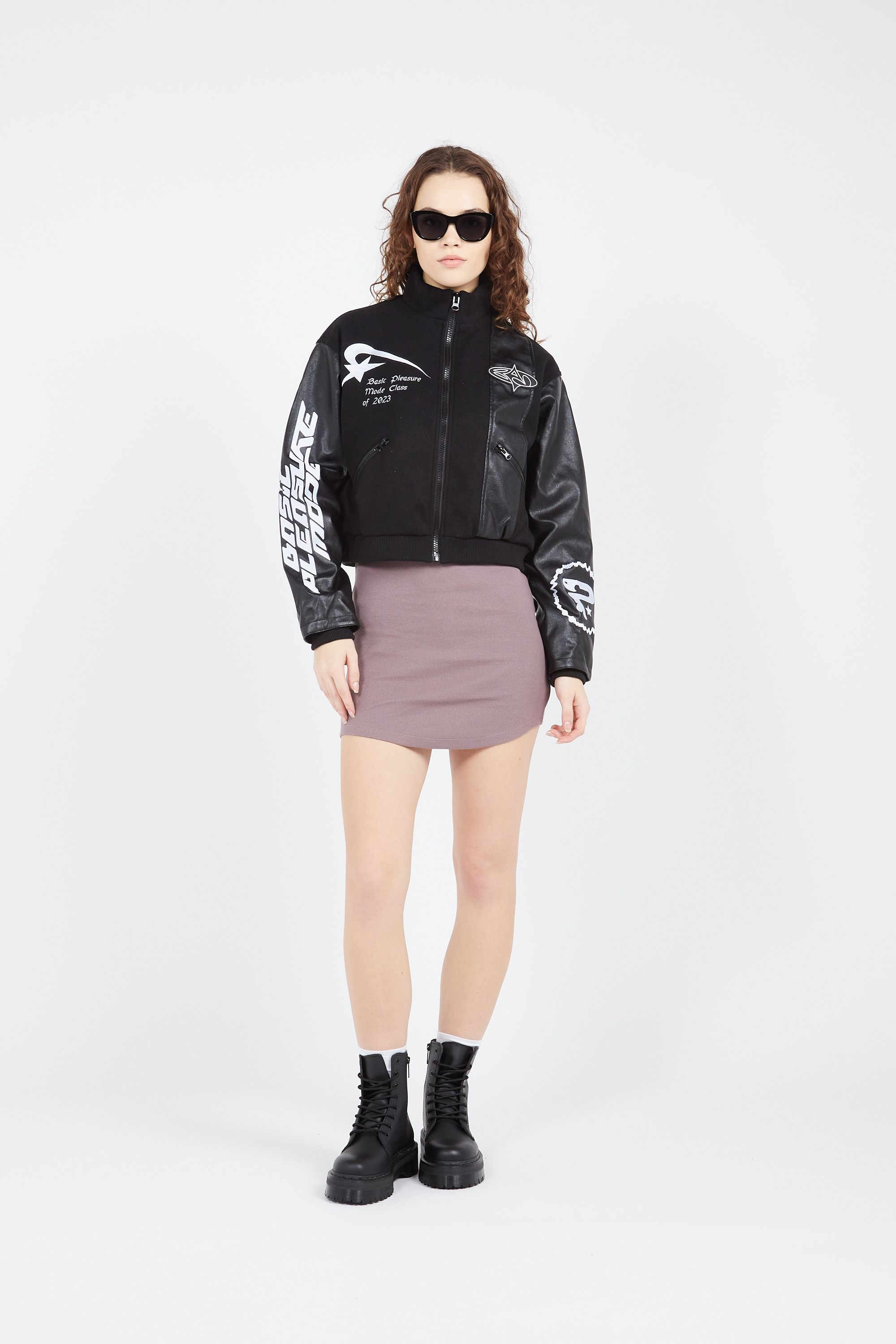 BASIC PLEASURE MODE Bomber ASTRO VARSI Noir