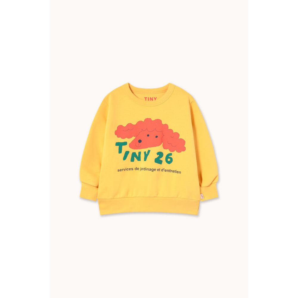 Køb TinyCottons Soft Yellow Red Dog Graphic Sweatshirt