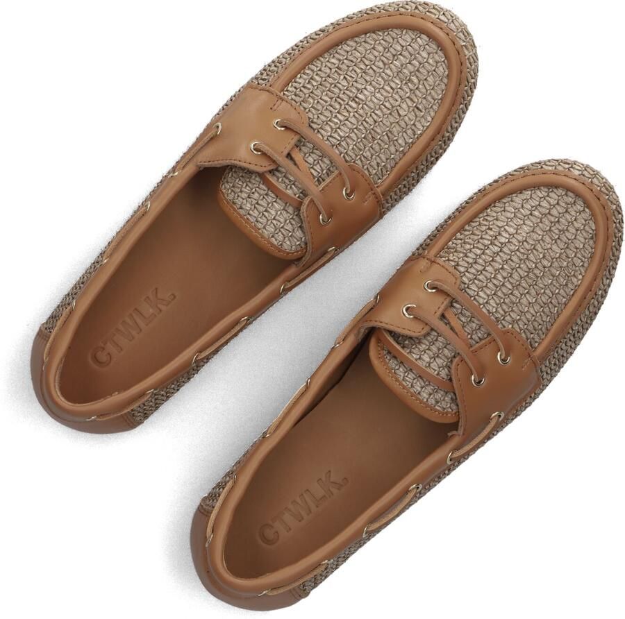 CTWLK Giulia Mocassins Dames Instappers Camel