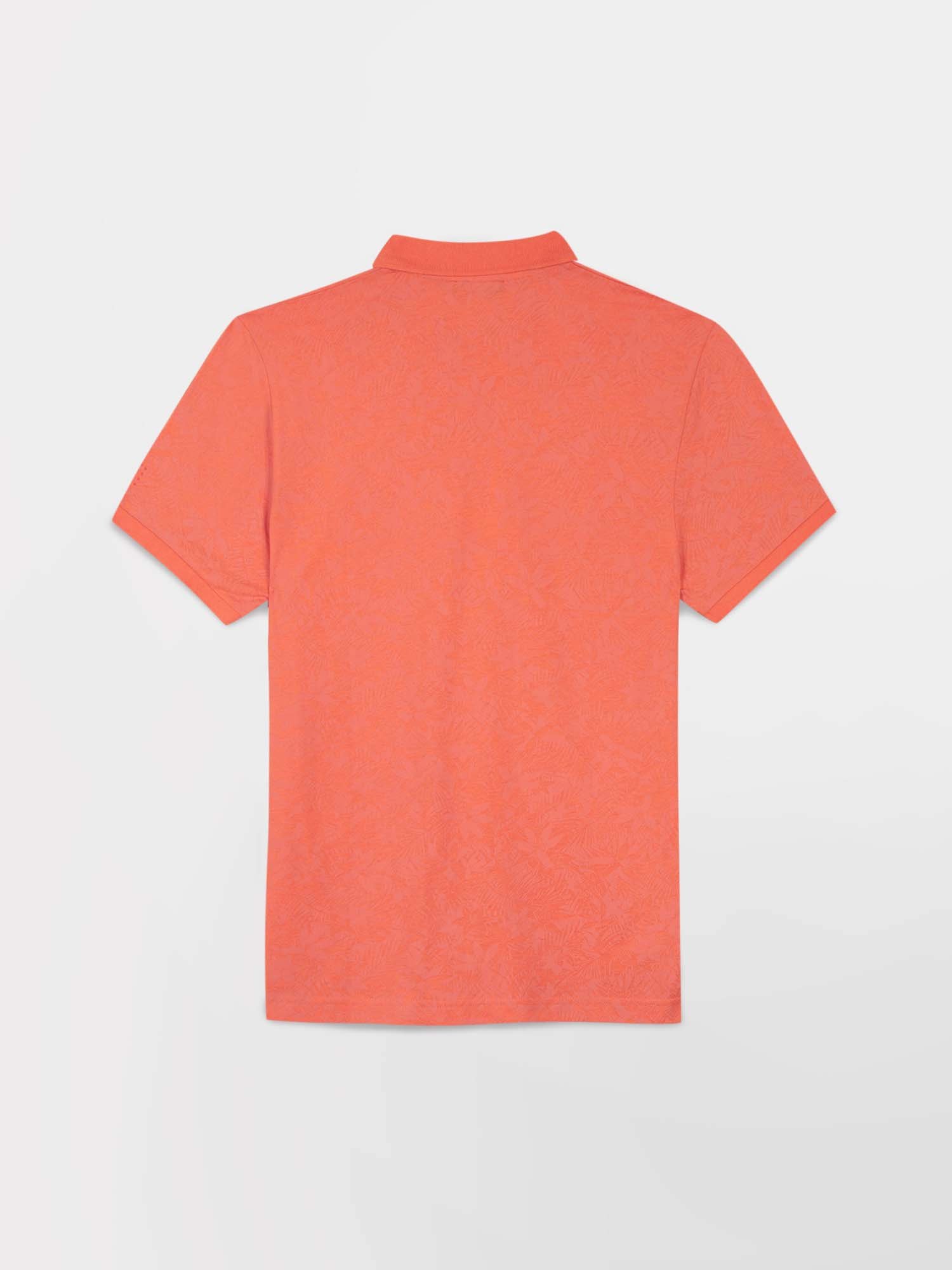 Polo Homme Print Manches Courtes Corail