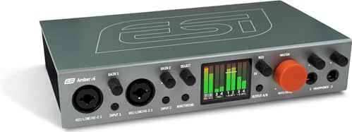 ESI - Amber I4 - USB-Interface - 4 Ingangen - 4 Uitgangen - Compact