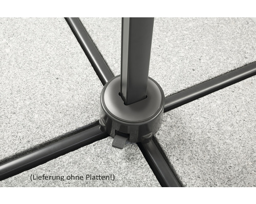 Schneider Rhodos Junior parasol, 230 x 230 cm, rood
