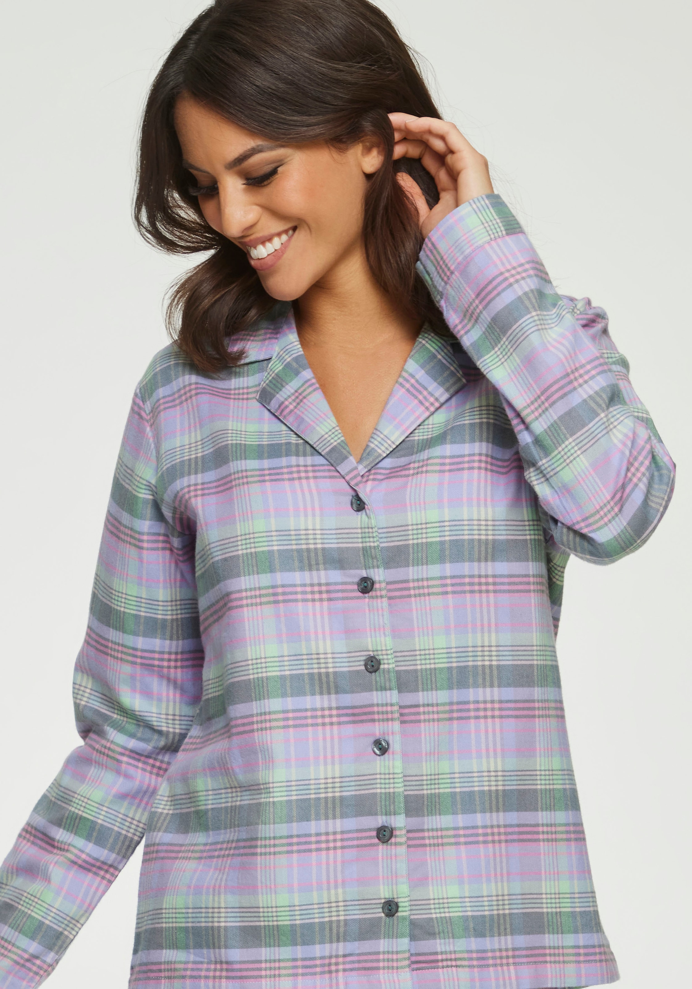 Vivance Dreams Pyjama 2 Stk. tlg., aus kuschelig weichem Flanell