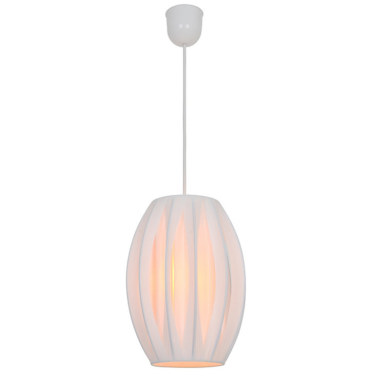 Suspension Lufira GoodHome E27 blanc
