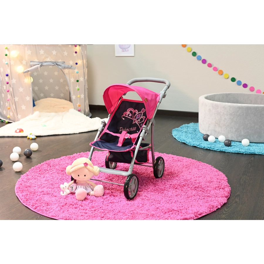 knorr toys® Puppenbuggy Liba - diadem blau