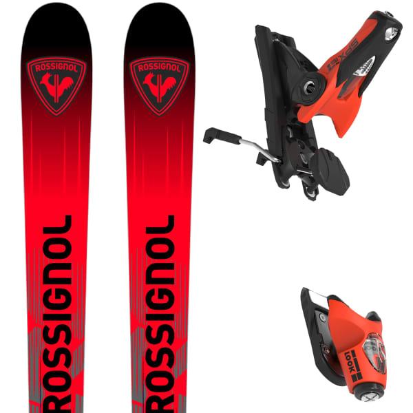 Pack ski ROSSIGNOL HERO ATHLETE FIS GS FACTORY 188 R22 + SPX 15 ROCKERACE RED