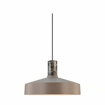 Nordlux hanglamp Elvas marmer licht bruin 60W - E27