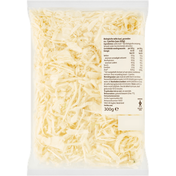 Jumbo Biologisch Gesneden Witte Kool 300 g