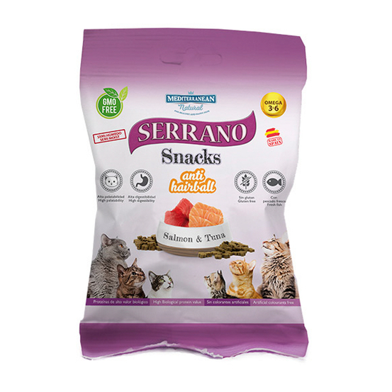 Snacks au saumon et au thon, friandise pour chat - 50 g
