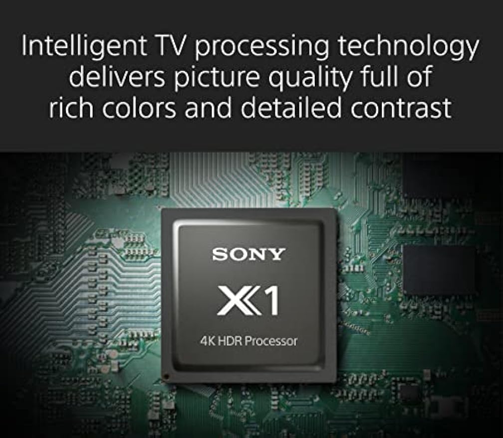 TV Sony 4K Ultra HD de 85 polegadas Série X80K: Smart TV LED com Google TV, Dolby Vision HDR KD85X80K - Modelo mais recente, preta