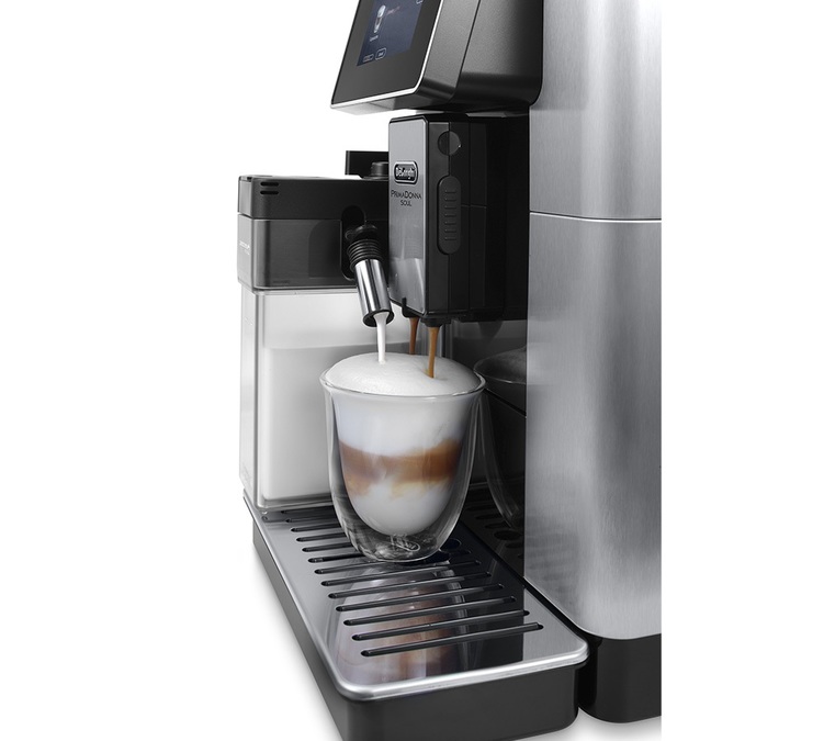 DELONGHI Primadonna Soul ECAM 610.75.MB Carafe à café + Mug Contigo OFFERT Garantie 5 ans Coloris:Argent