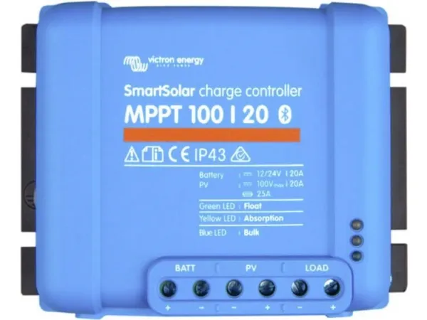 Victron Energy SmartSolar MPPT 100/20 (up to 48V) Retail Solcelle-opladningsregulator MPPT 48 V 20 A