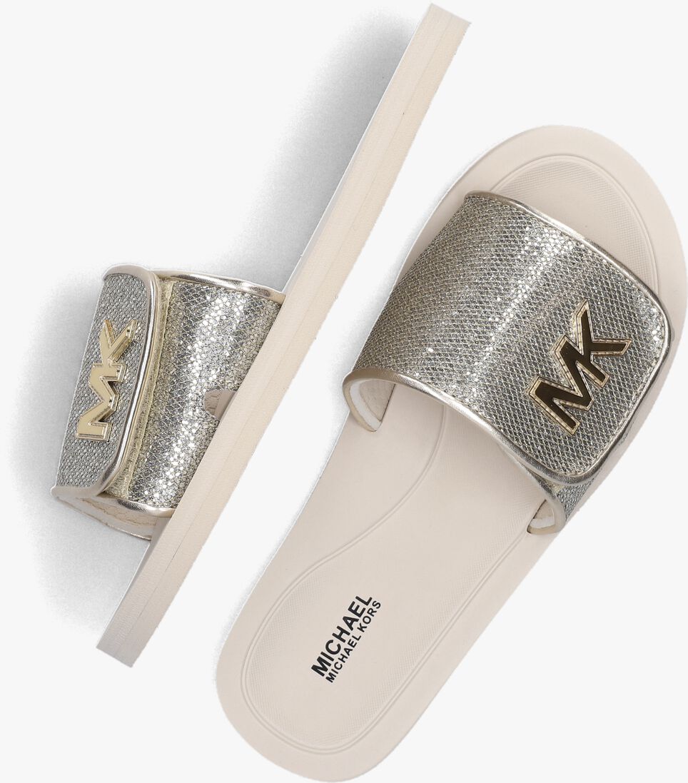 MICHAEL KORS KIDS gouden michael kors kids slippers eli malissa