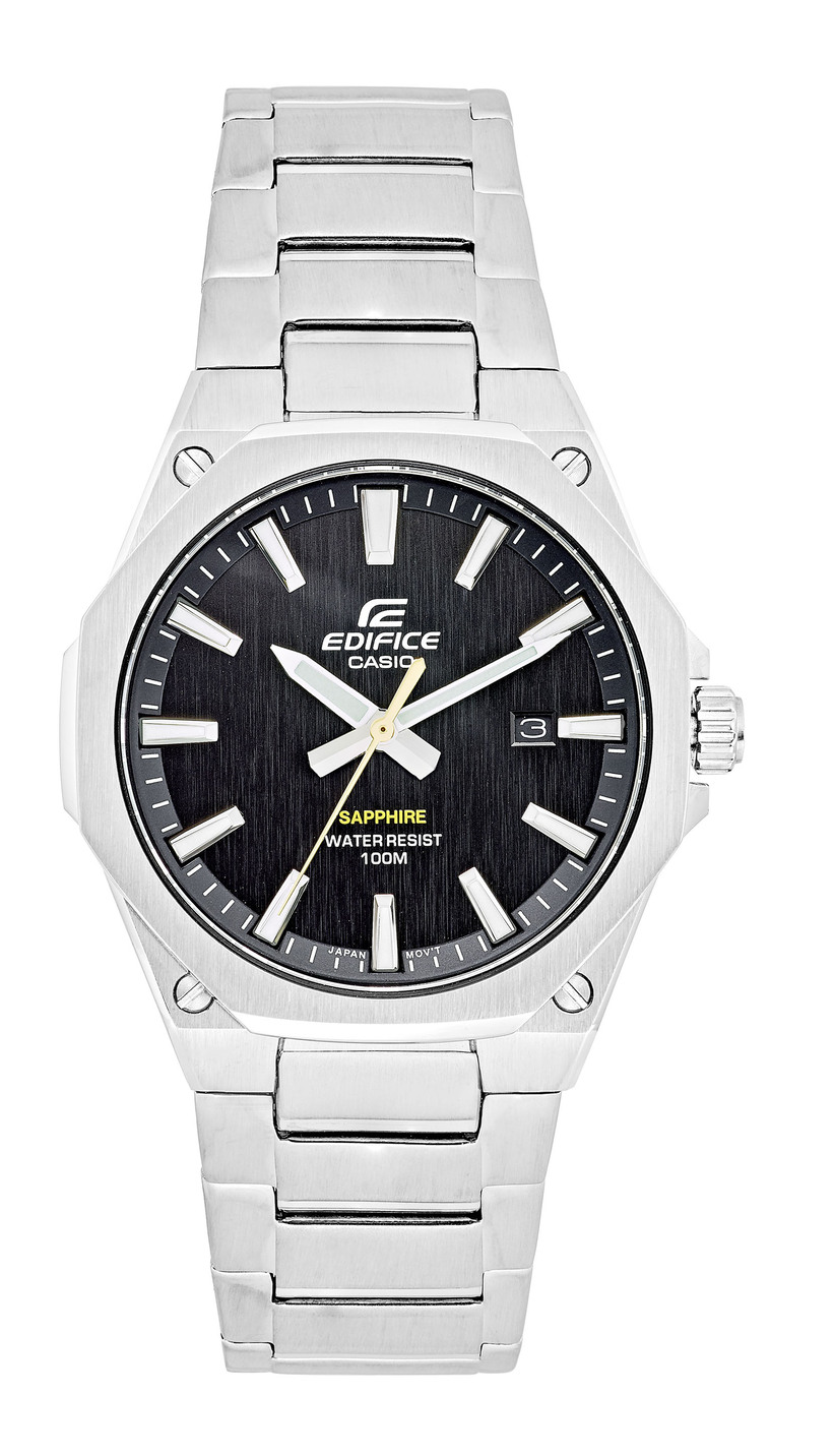 Casio-Quartz-Herrenuhr mit Edelstahlband