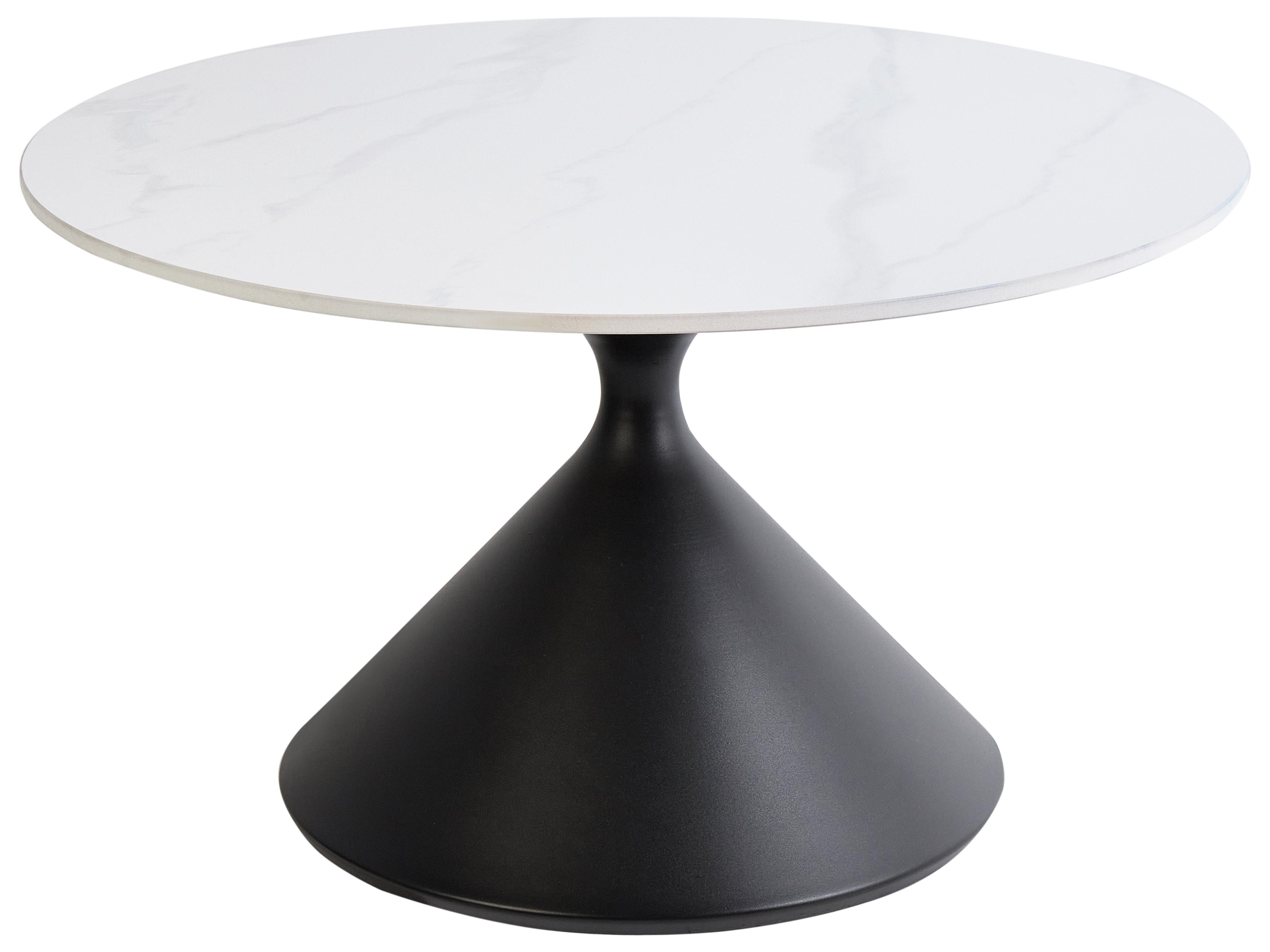 Salontafel HAIWEE Keramiek Zwart/wit