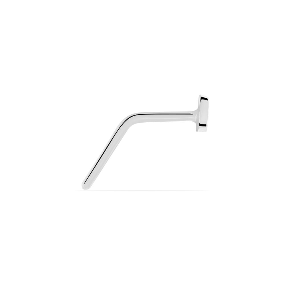 Piercing De Nez Deodate Coeur Or Blanc