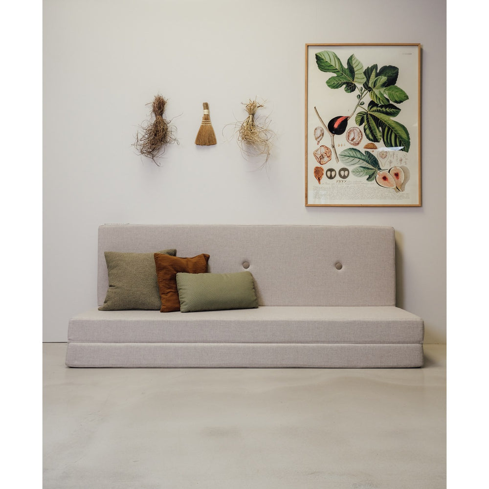 Køb by KlipKlap Foldemadras Beige With Sand KK 3 Fold 180 Cm