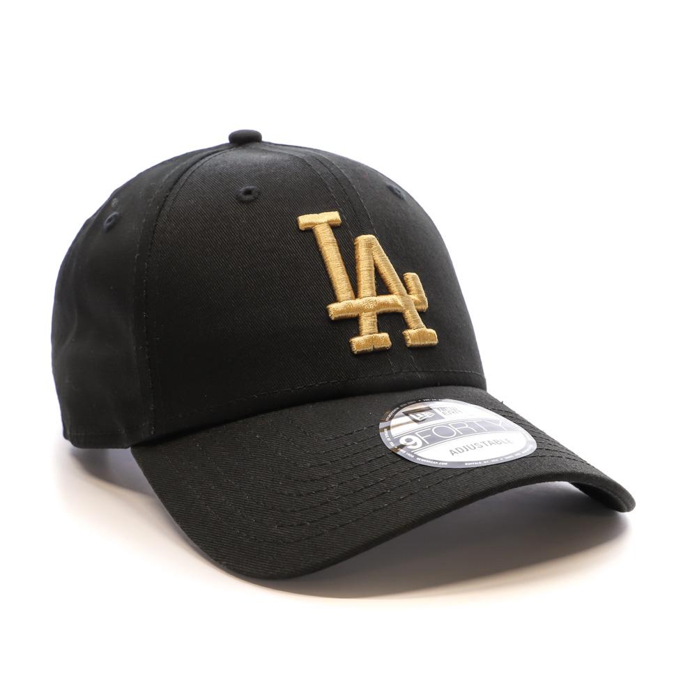 New Era Casquette Noire/Doré Homme New Era Bob League Essential