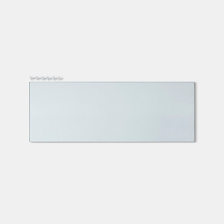 Etagère en verre pour caisson haut de cuisine GoodHome Cicely l. 75.85 cm x P.27.35 cm, 2 pièces