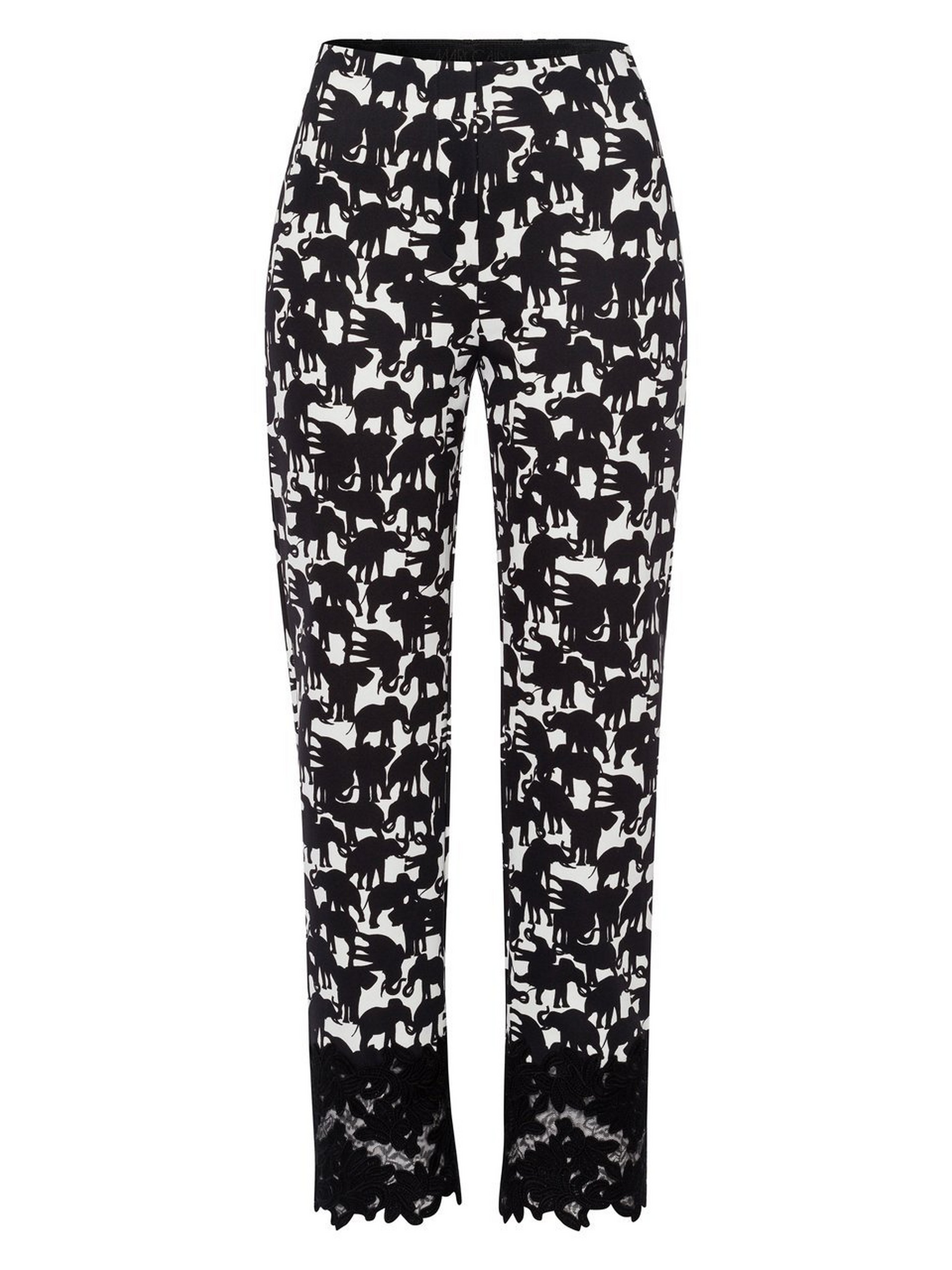 Knöchellange Jersey-Hose