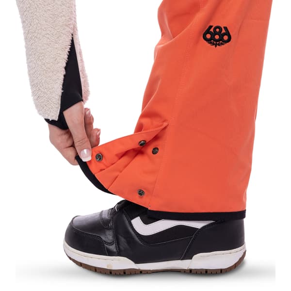 Pantalon snowboard 686 WMNS HARPER SHELL BIB HOT CORAL