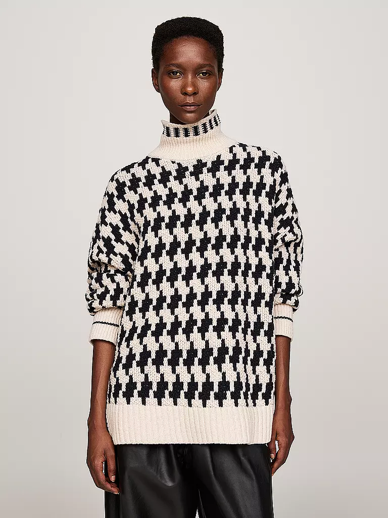 TOMMY HILFIGER Rollkragenpullover  schwarz