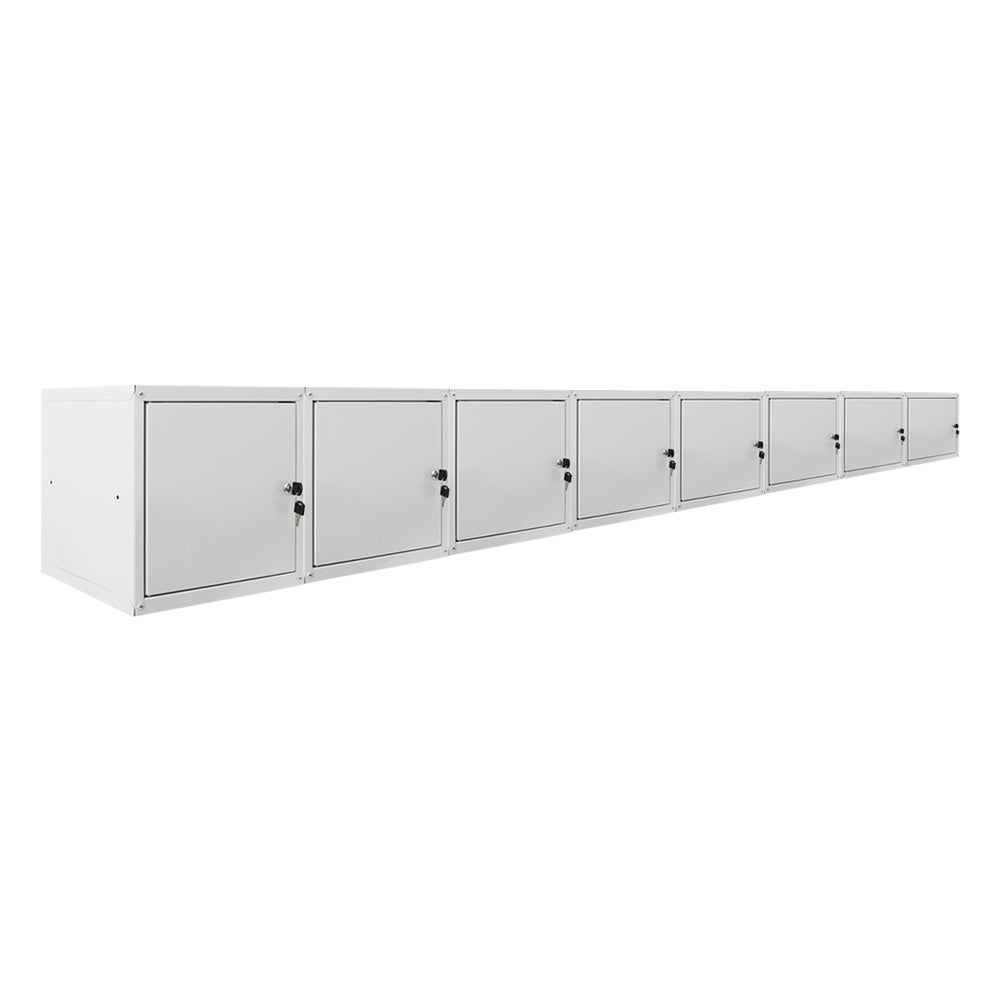 PROREGAL Mega Deal 8x locker cubes Cubic HxBxD 35 x 35 x 35 cm grijs