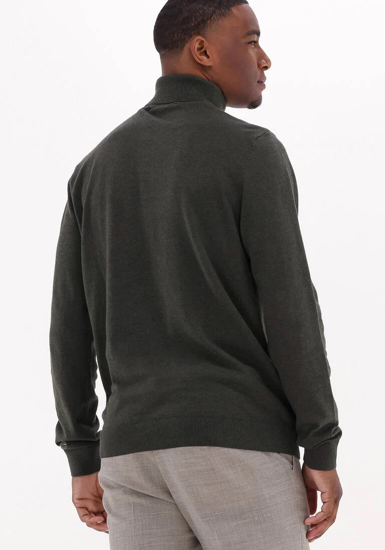 SELECTED HOMME groene selected homme coltrui slhberg roll neck