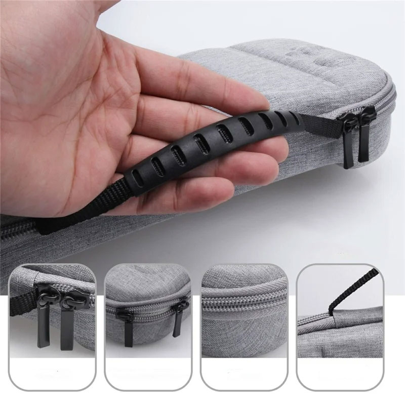 Tragbare Hardcase Reise Tasche Schutztasche inkl. Joy-Con Schutzhüllen für Nintendo Switch 2 - Grau / Blau / Rot
