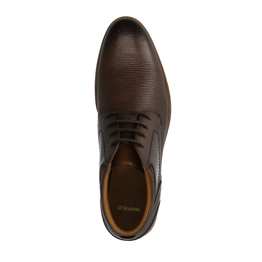 Bruine leren veterboots