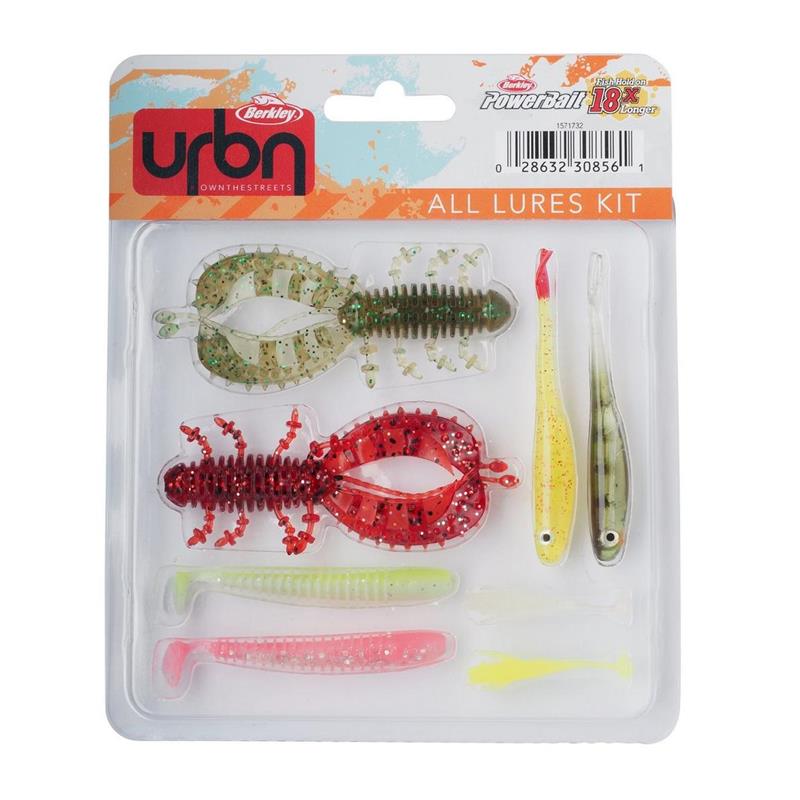 Kit Leurres Souples Berkley Urbn All Lures Kit