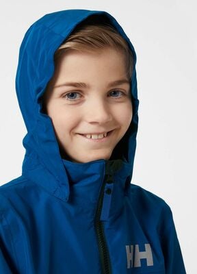 Helly Hansen JR Juell Regnjakke, Deep Fjord
