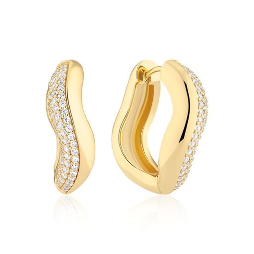Sif Jakobs Jewellery Glorenza Grande Øreringe, Gold Plated