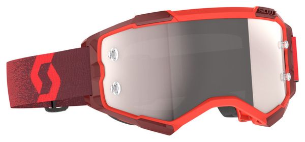 Masque Scott Fury Rouge/Ecran Silver