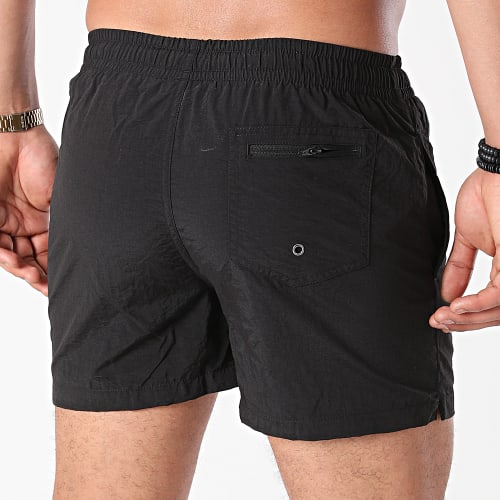 Short De Bain Rose Noir Blanc