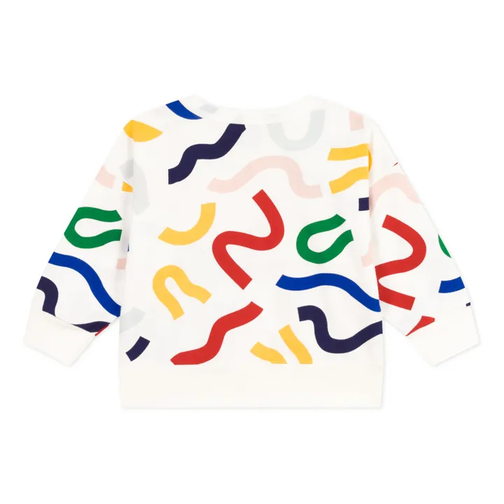 Petit Bateau Sweat Medaille Skatepark | Blanc