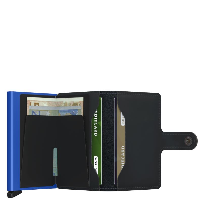 Secrid Mini Wallet Matte Black Blue