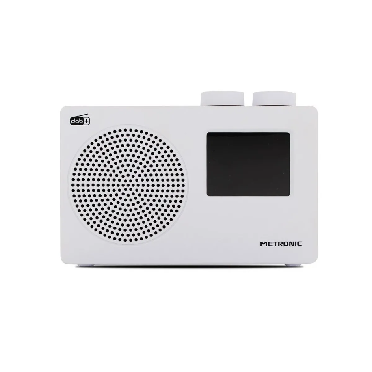 Metronic Radio numérique DAB+ et FM - Blanc