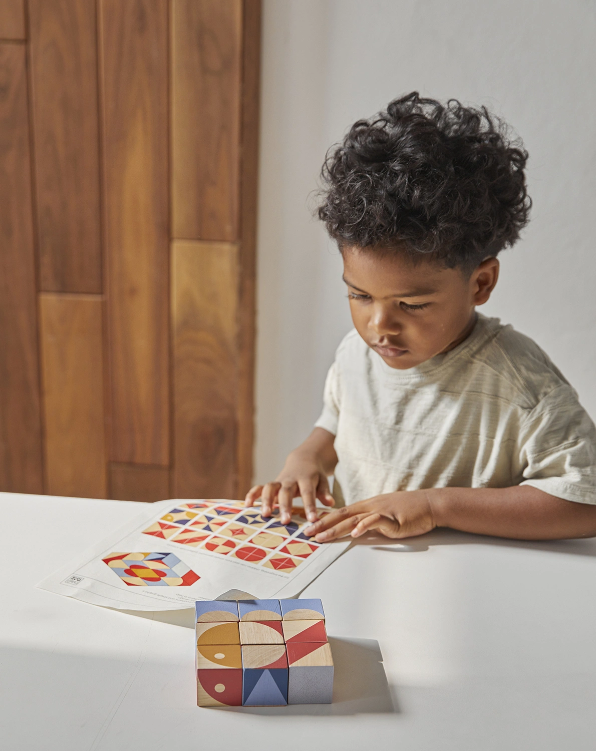 Würfelpuzzle GEO Teile